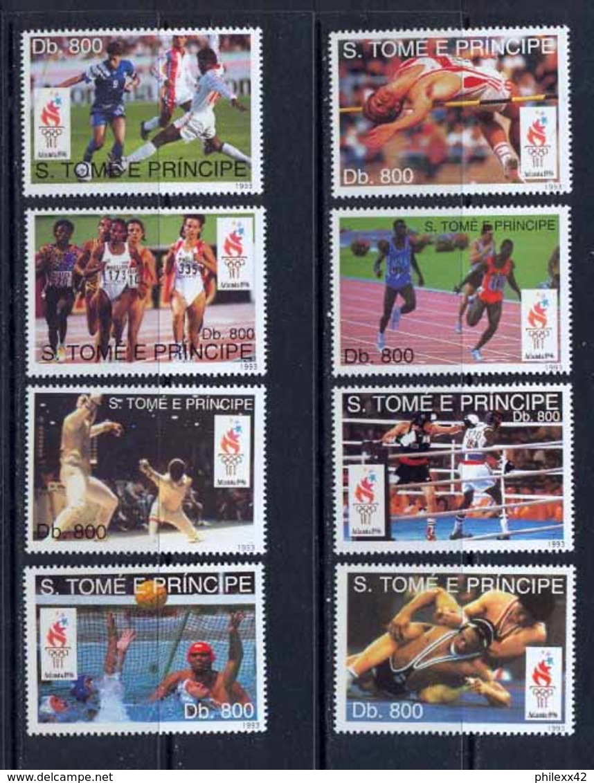 Sao Tome E Principe 207 N° 1451/8 Jeux Olympiques (olympic Games) Atlanta 96 Cote 44 Euros ** MNH - Estate 1996: Atlanta