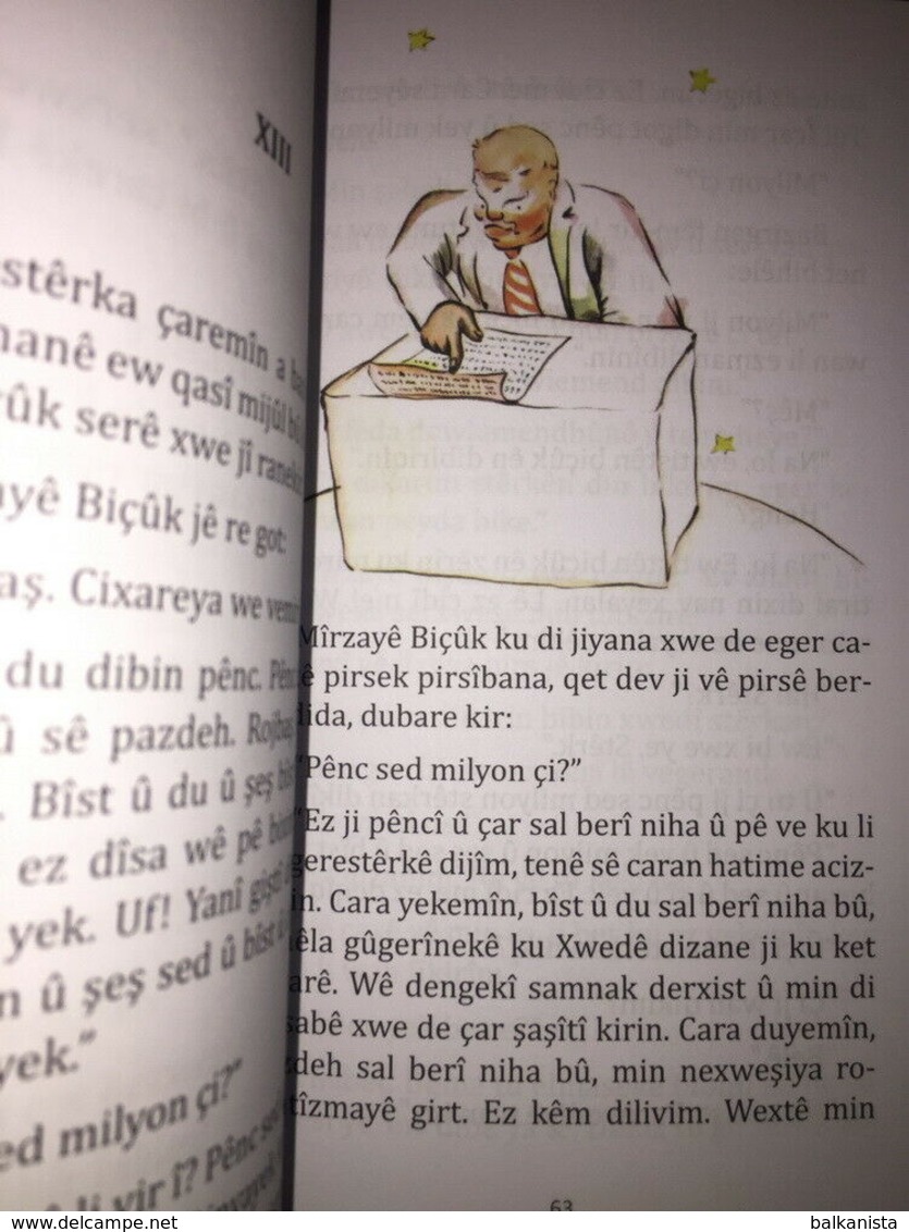 LITTLE PRINCE Antoine De Saint Exupery Mirzaye Biçuk KURDISH LANGUAGE - Giovani