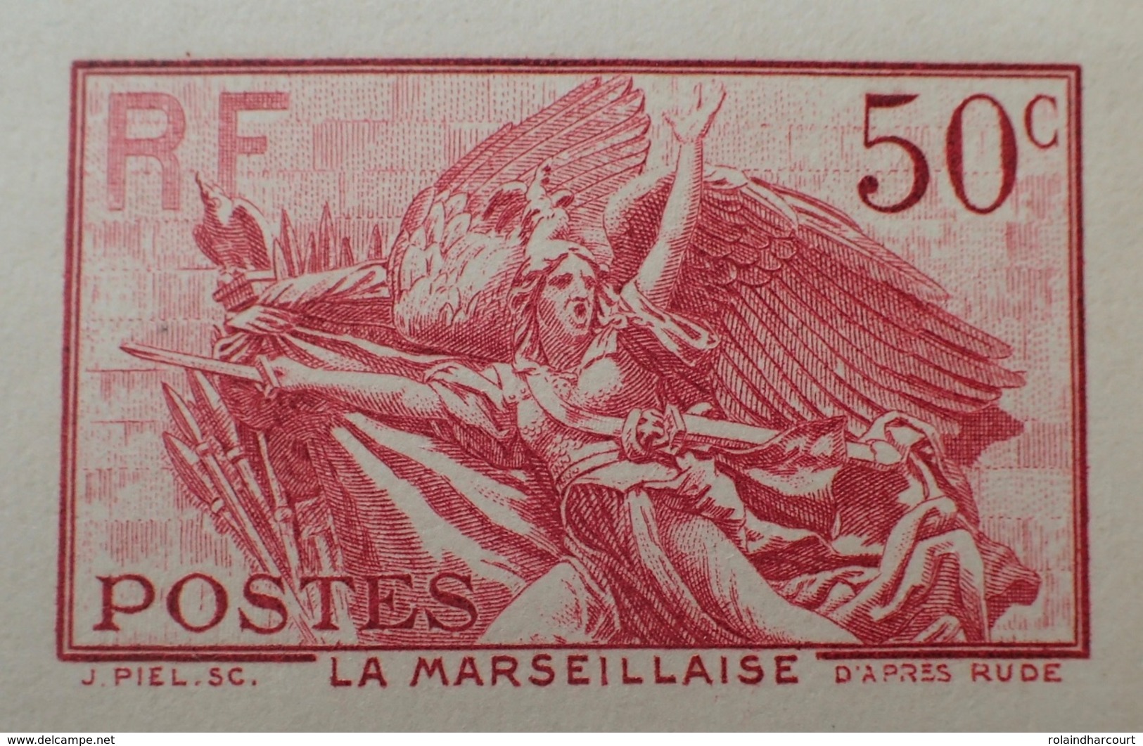 R1615/190 - 1940 - ENTIER POSTAL Sur ✉️ Vierge - LA MARSEILLAISE DE RUDE - N°315-E1 NEUF** - Enveloppes Repiquages (avant 1995)