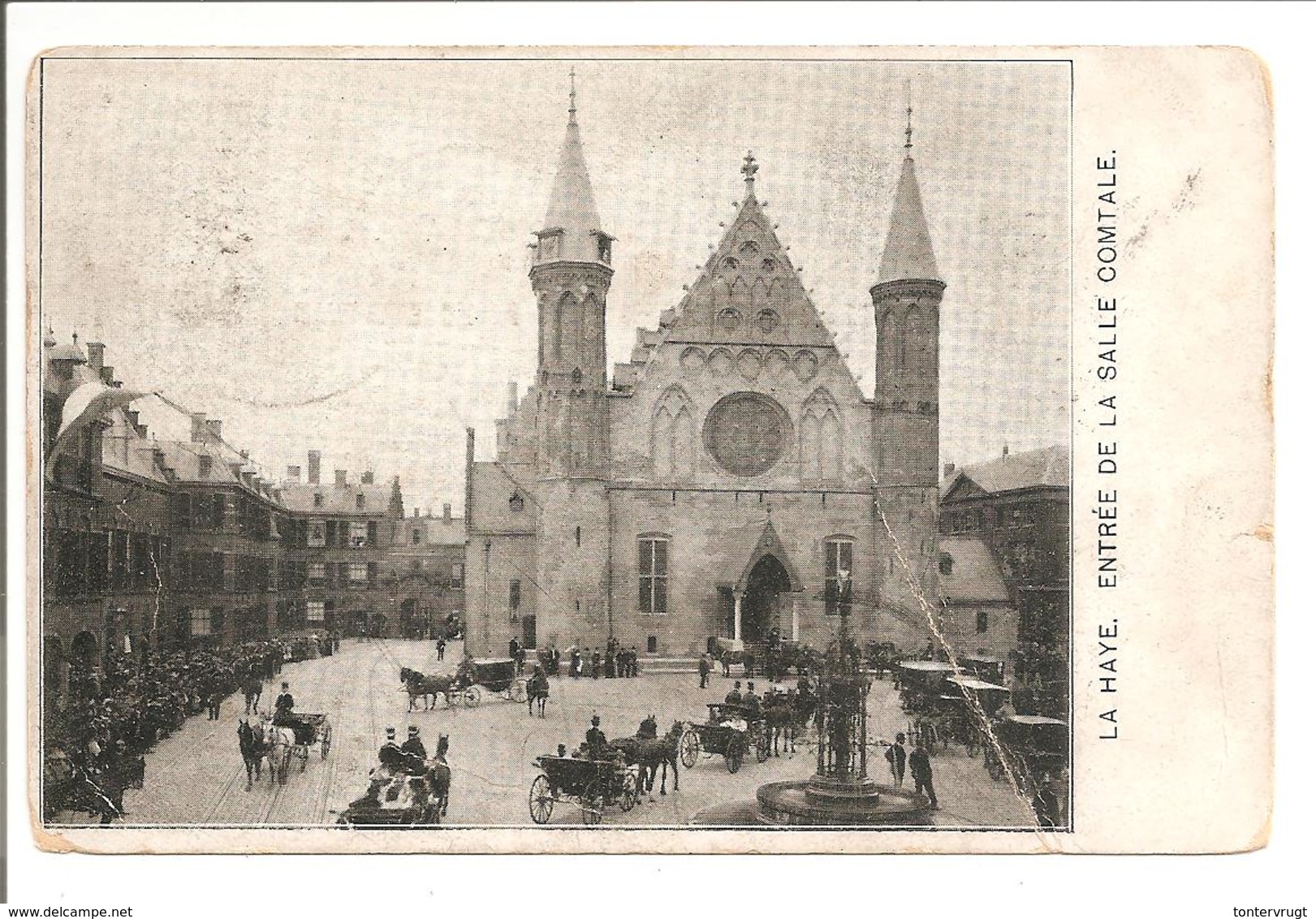 Vredesconferentie 1907. Speciaal Stempel Op Speciale Kaart Entrée De La Salle Comtale. MEMBRE DE LA CONFÉRANCE !! - Brieven En Documenten