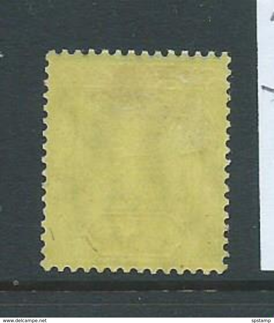 Fiji 1922 - 1937 KGV 5 Shillings Green & Red Fine Mint - Fiji (...-1970)