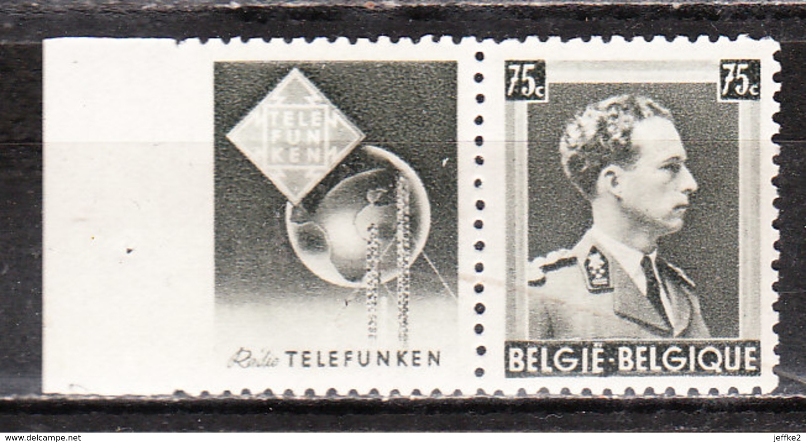 PU105*  Leopold III Col Ouvert - Telefunken - MH* - LOOK!!!! - Autres & Non Classés