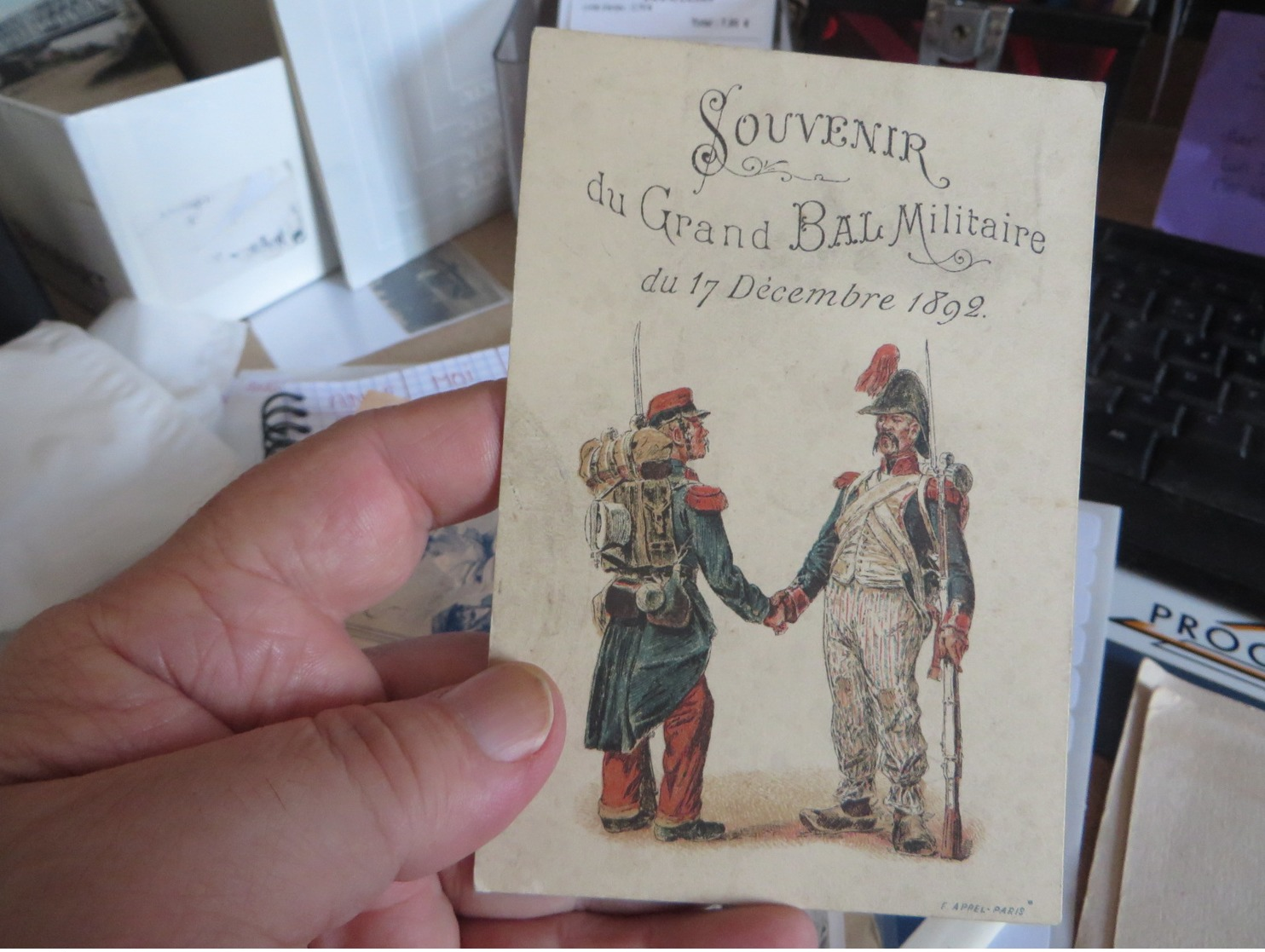 SOUVENIR DU GRAND BAL MILITAIRE (lot72) - Documents