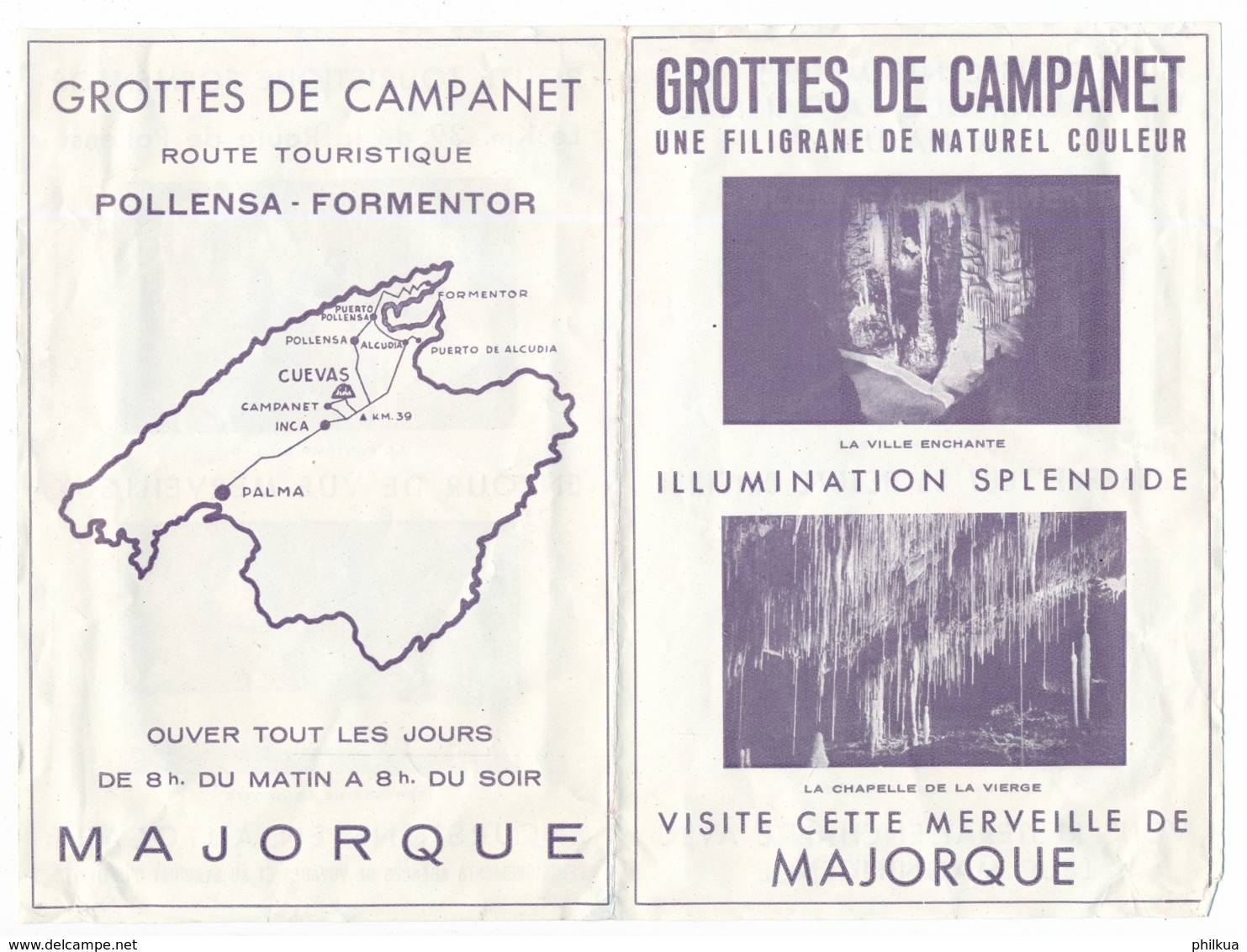 Mallorca - Grottes De Campanet - Visite Cette Merveille De Majorque - Publicités