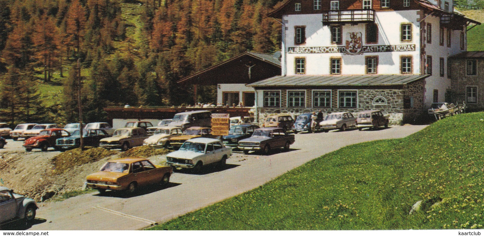 Schnals, Meran: OPEL REKORD D, BMW 520, FORD 15M P6, VW 1500 VARIANT, 411, 1200 - Sporthotel 'Kurzras' - (Italia) - Turismo