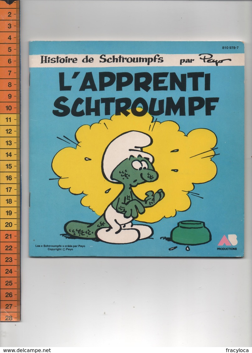 PEYO  HISTOIRE DE SCHTROUMPFS  L APPRENTI SCHTROUMPF  45 Tours  DOROTHEE  1983 - Disques & CD