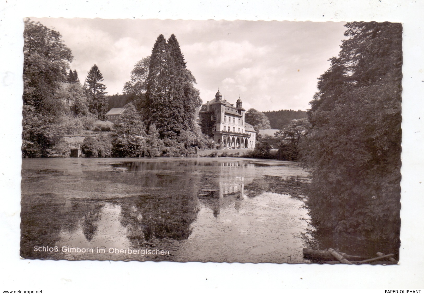 5277 MARIENHEIDE - GIMBORN, Schloß Gimborn, Hotel-Restaurant, 1958 - Marienheide