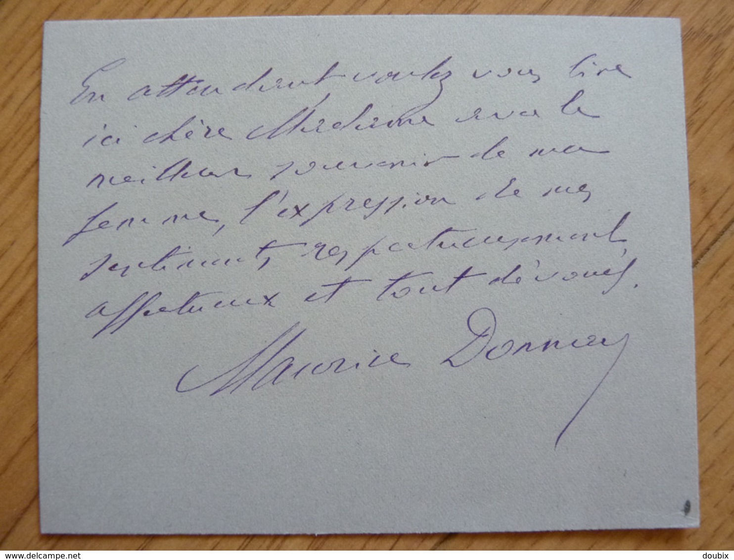 Maurice DONNAY (1859-1945) Poète CHAT NOIR. Académie Française. AUTOGRAPHE - Other & Unclassified