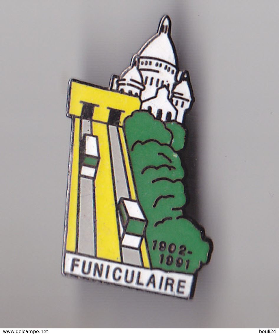 PIN'S THEME TRANSPORT FUNICULAIRE  MONTMARTRE  A PARIS - Transports