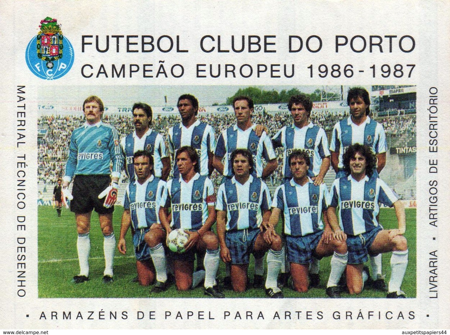 Calendrier Original Sport Lisboa E Benefica - Campeao Nacional 1986-1987 - Football Portugais - Papelaria Fernandes - Klein Formaat: 1981-90