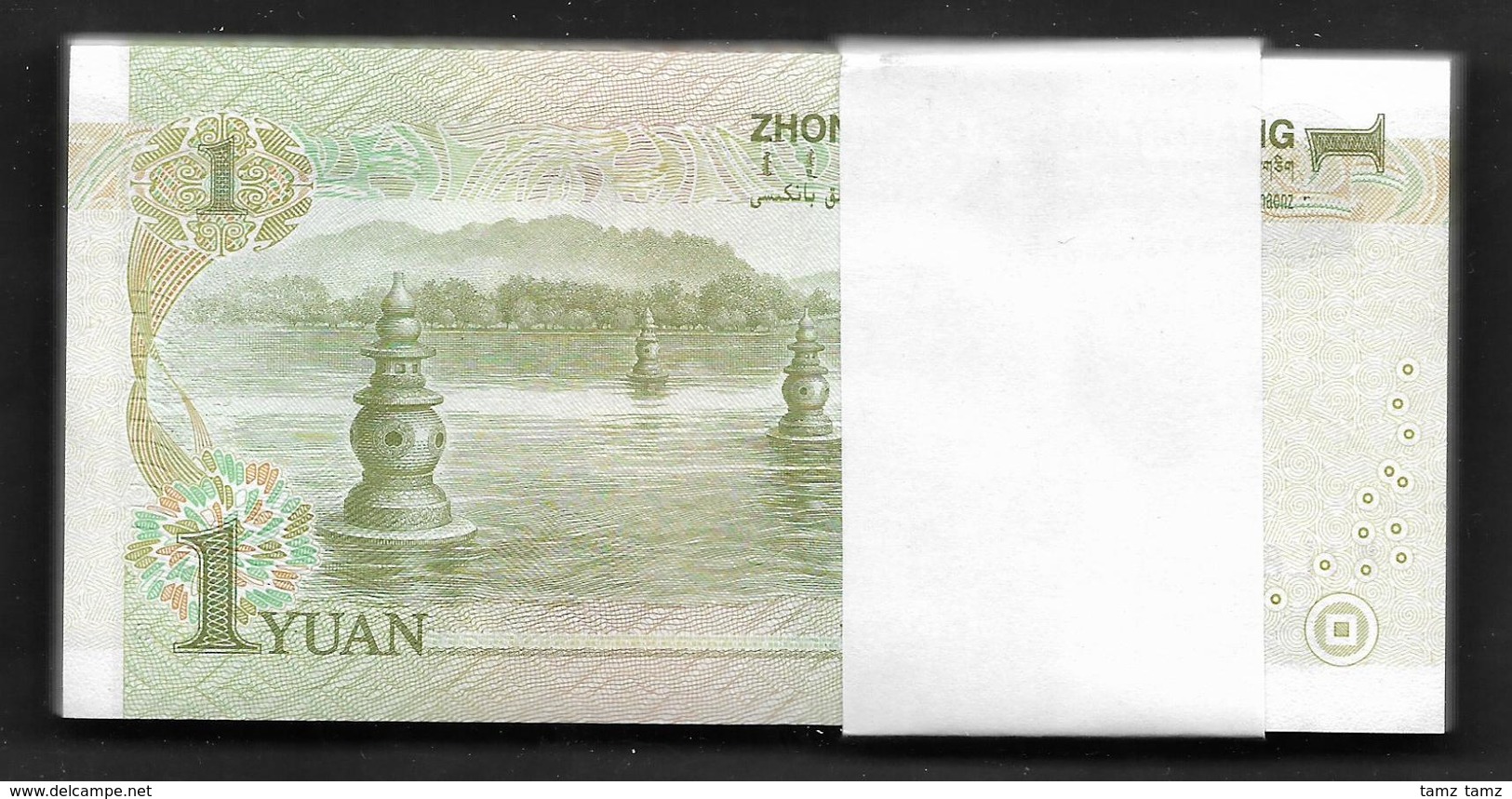Lot 100 Pcs Consecutive 1 Bundle China 1 Yuan 1999 UNC - Indonesia