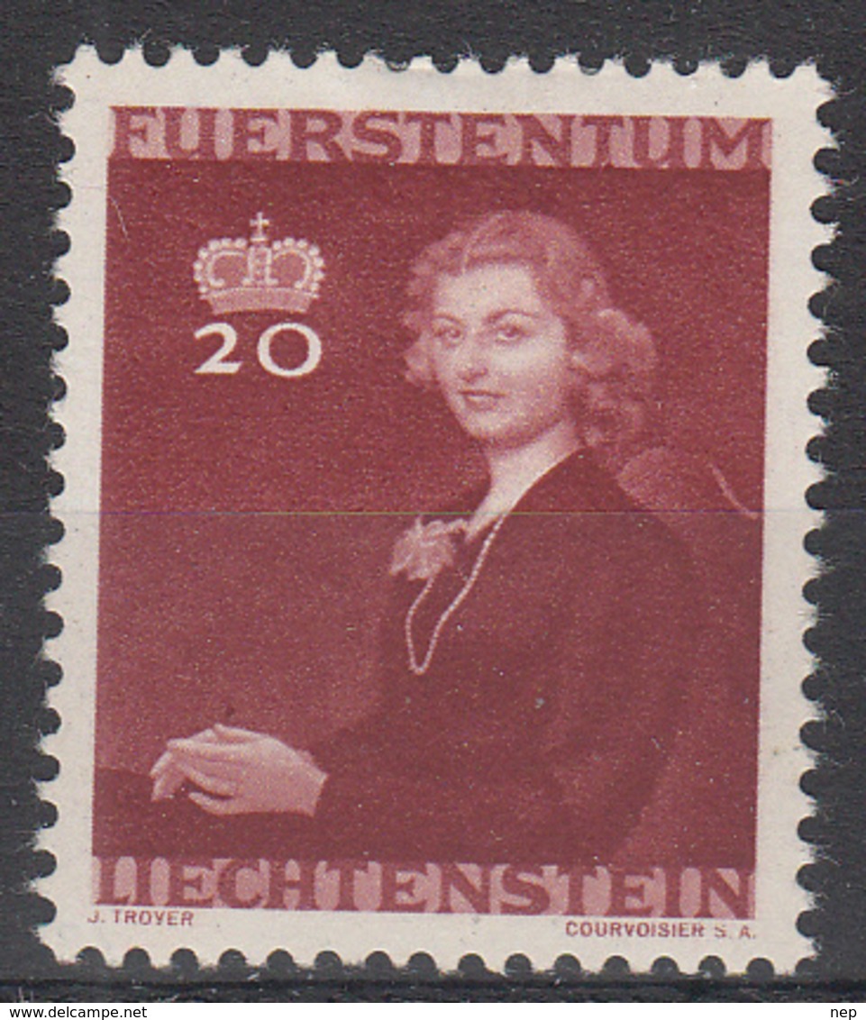 LIECHTENSTEIN - Michel - 1943 - Nr 212 - MH* - Ungebraucht