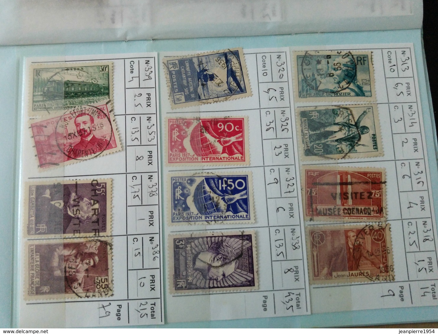 anciens timbres dfrançais a belle cote