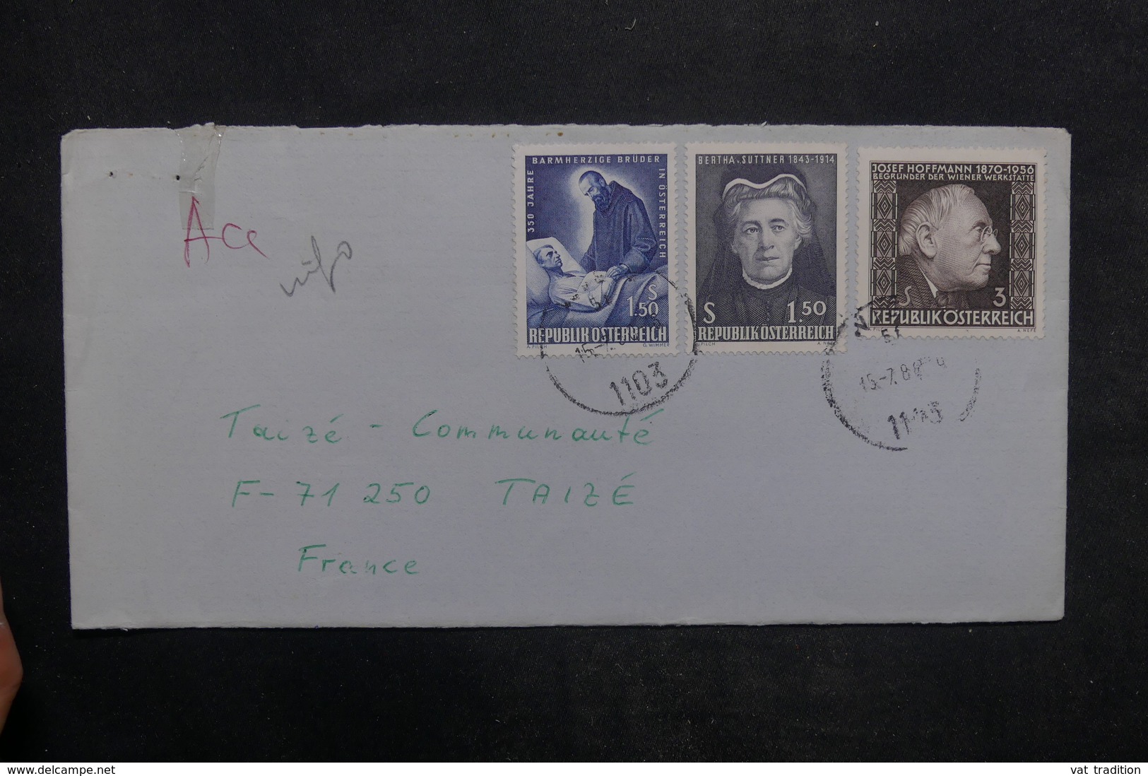 AUTRICHE - Enveloppe  De Wien Pour La France , Affranchissement Plaisant - L 35921 - Cartas & Documentos