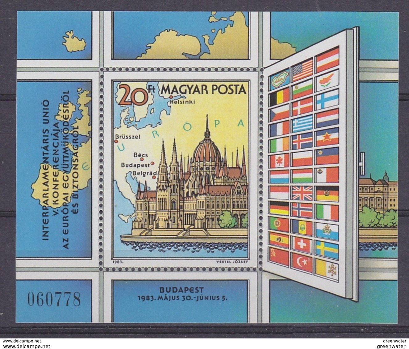 Hungary 1983 KSZE/OSCE M/s ** Mnh  (43585) - Europese Gedachte