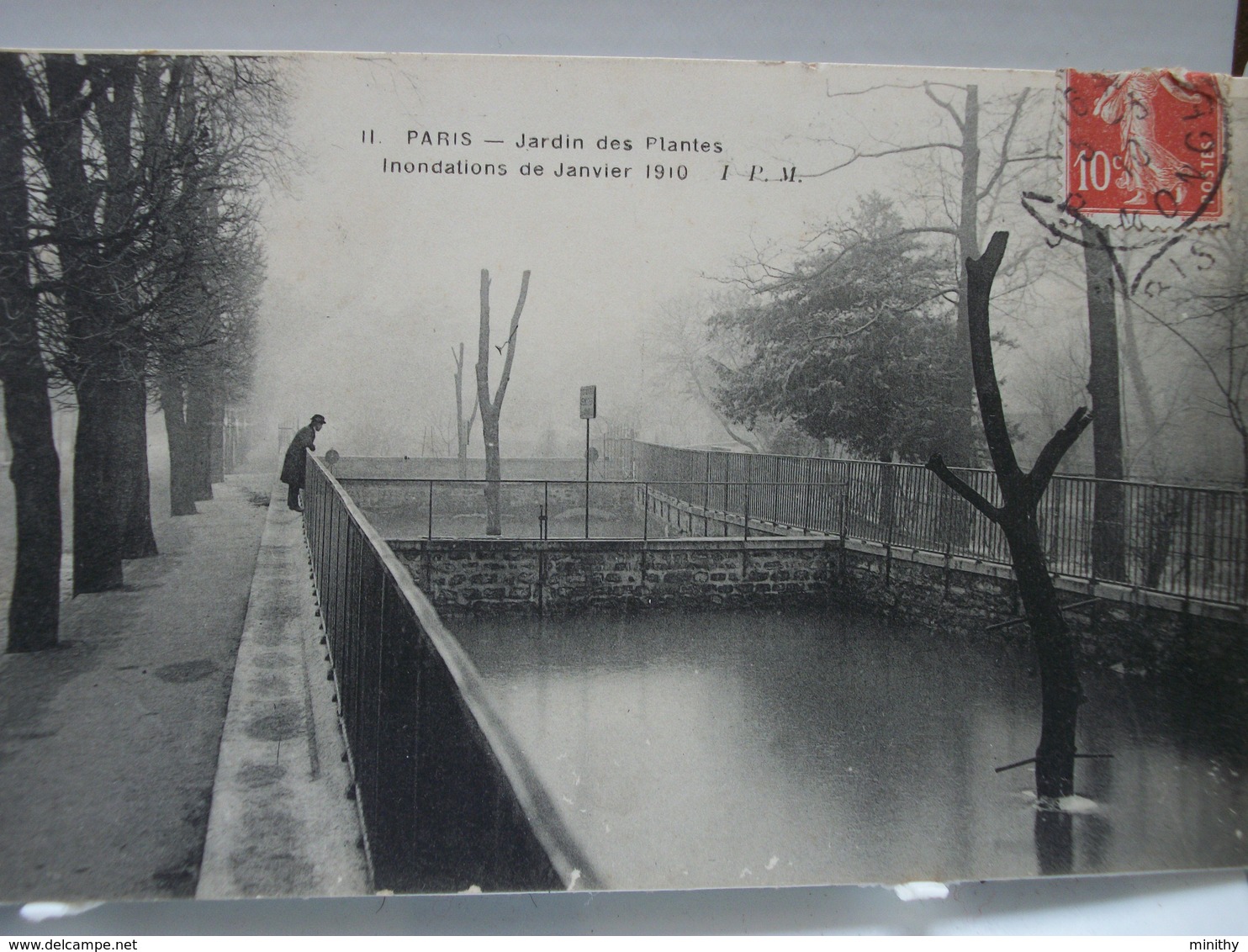 PARIS  -  Jardin Des Plantes  -  Inondations De Janvier 1910 - Parques, Jardines