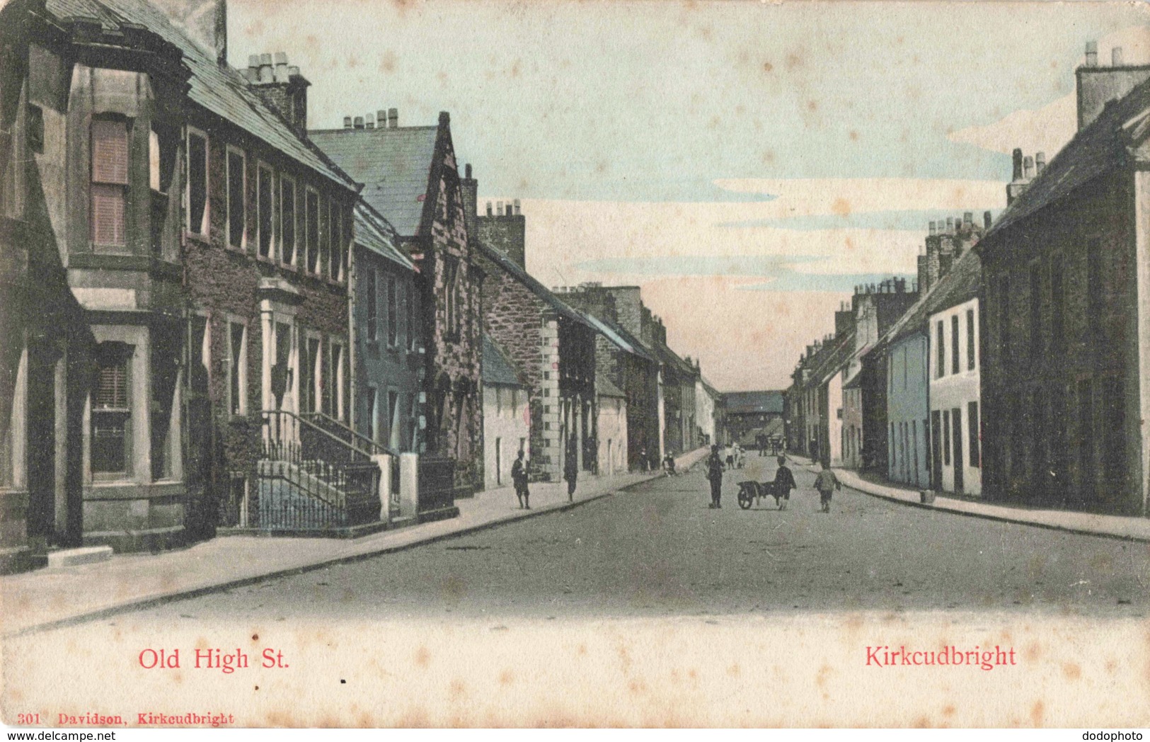R198277 Old High St. Kirkcudbright. Davidson - Welt