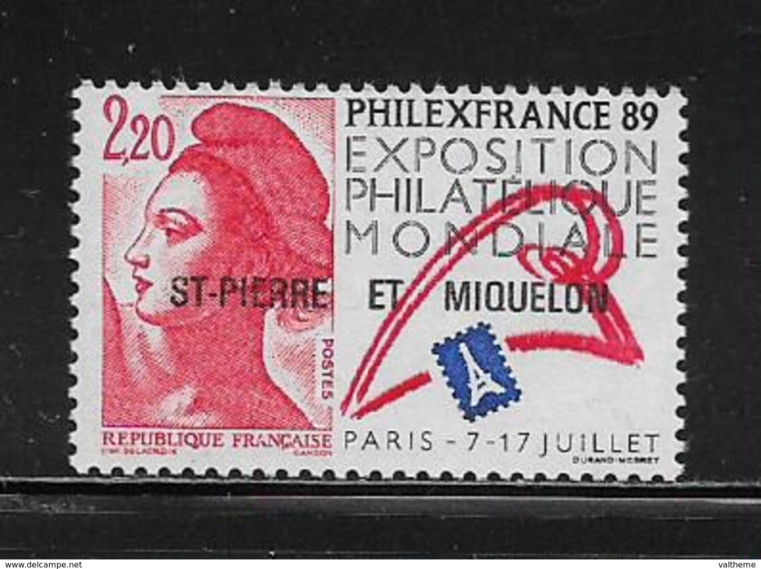 SAINT PIERRE ET MIQUELON  (SPM8 - 90 )  1988  N° YVERT ET TELLIER  N° 489b  N** - Nuovi