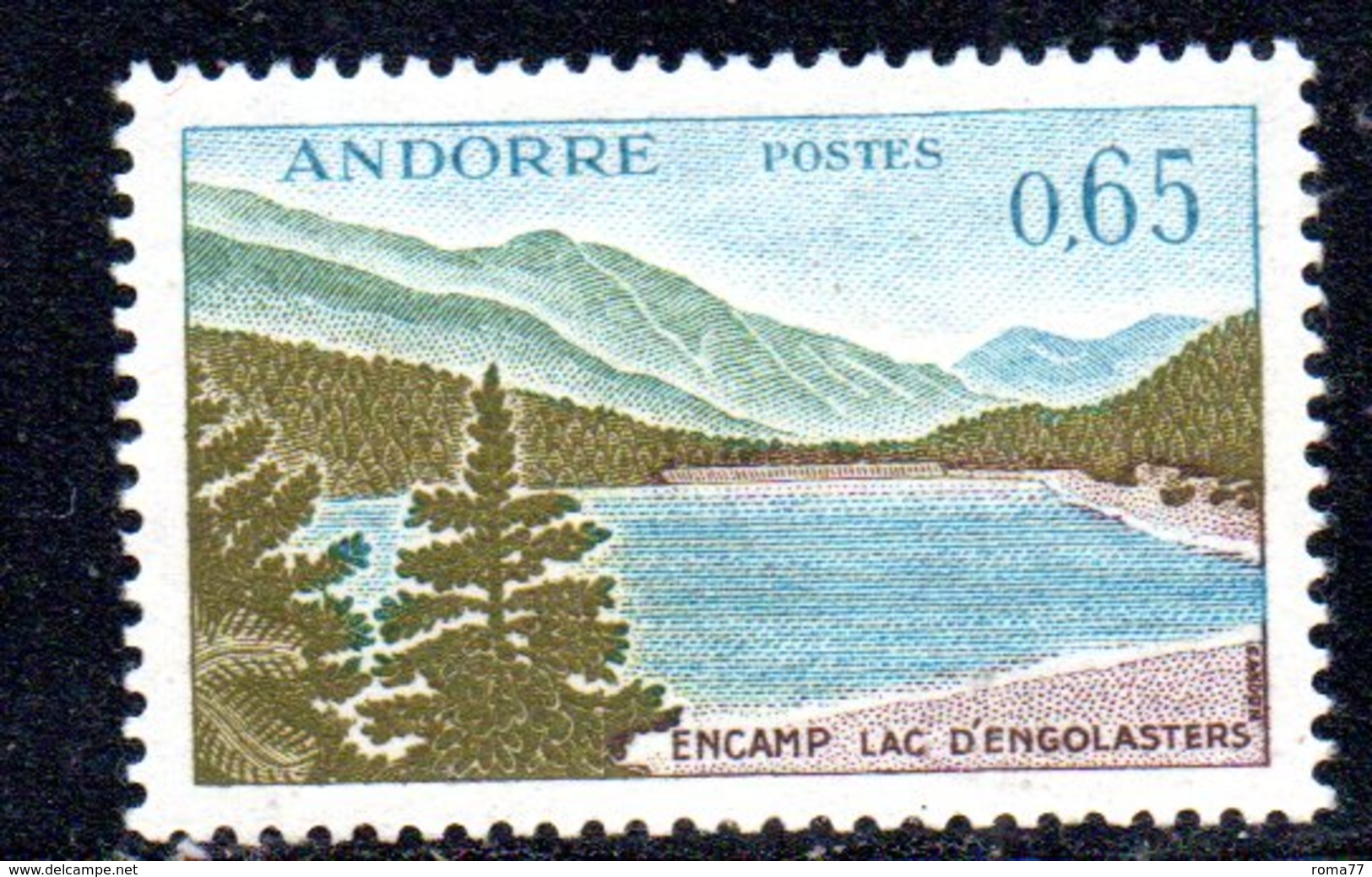 APR903 - ANDORRA 1961 , 0,65 Cent N. 162 ***  MNH  (2380A) - Ongebruikt