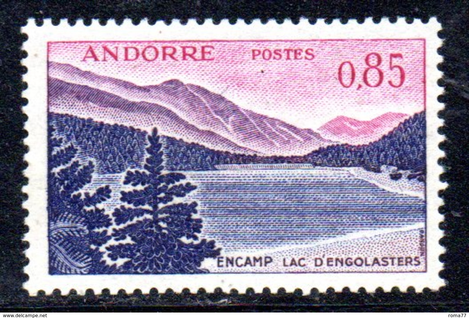 APR1248 - ANDORRA 1961 , 0,85 Cent N. 163 ***  MNH  (2380A) - Nuovi