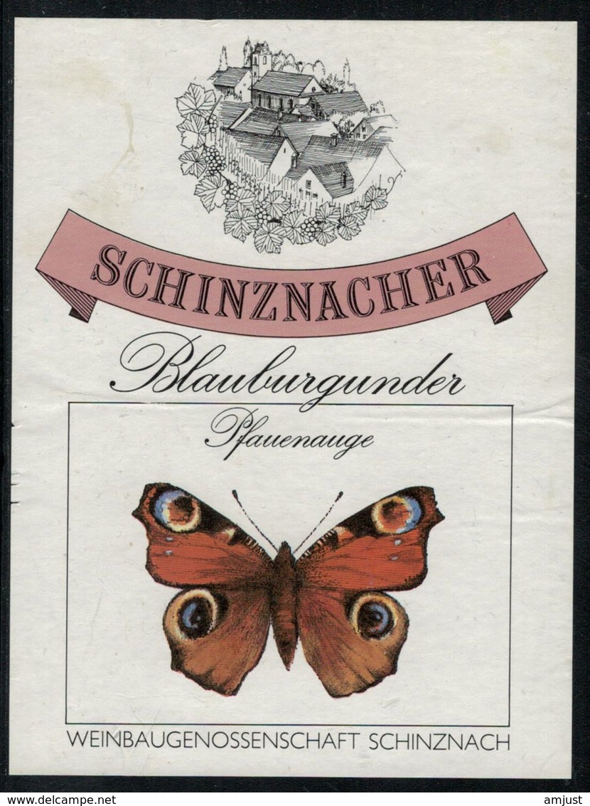 Etiquette De Vin // Schinznacher, Papillon - Mariposas