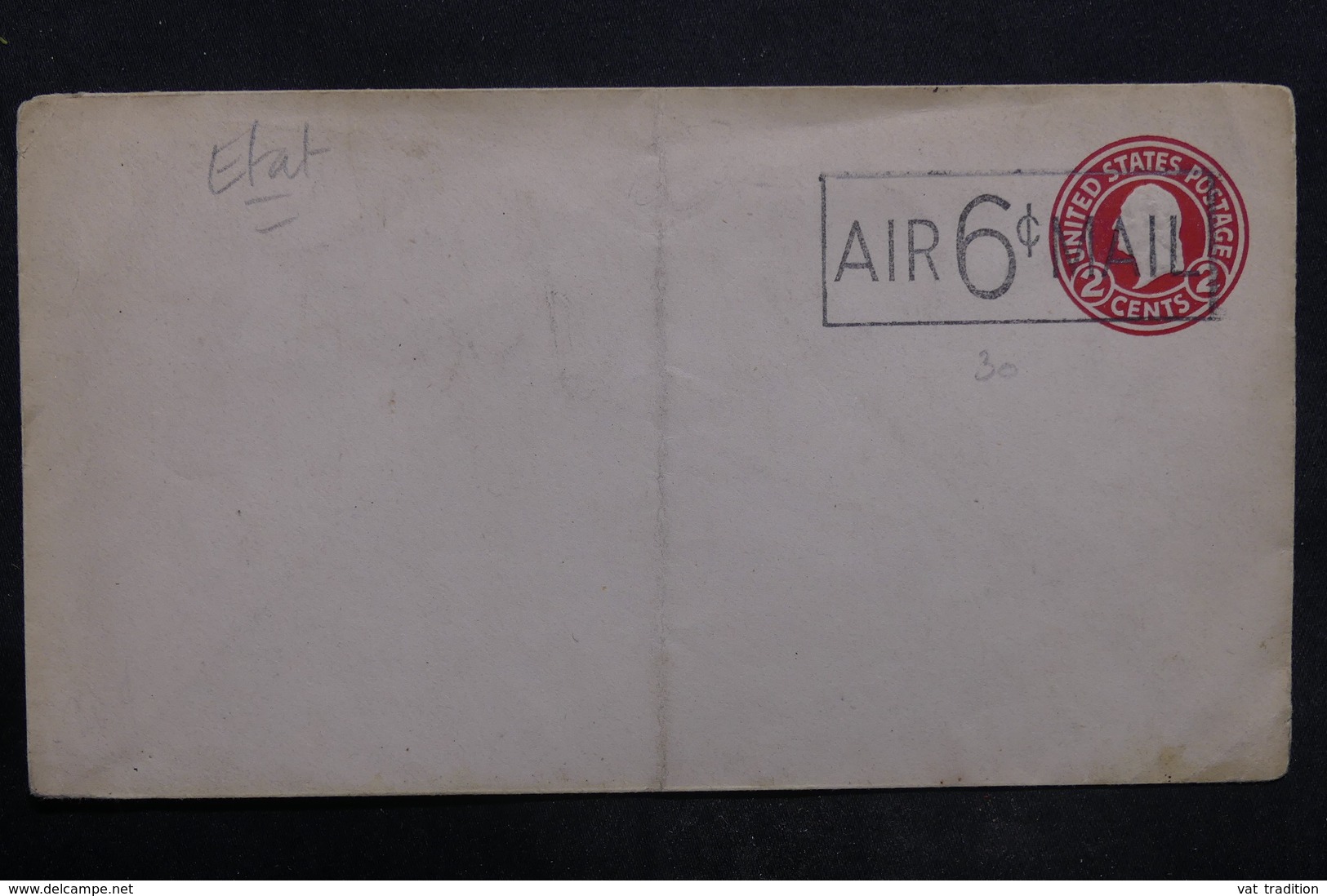 ETATS UNIS - Entier Postal Non Circulé , Cachet " Air 6c Mail " - L 35935 - 1921-40