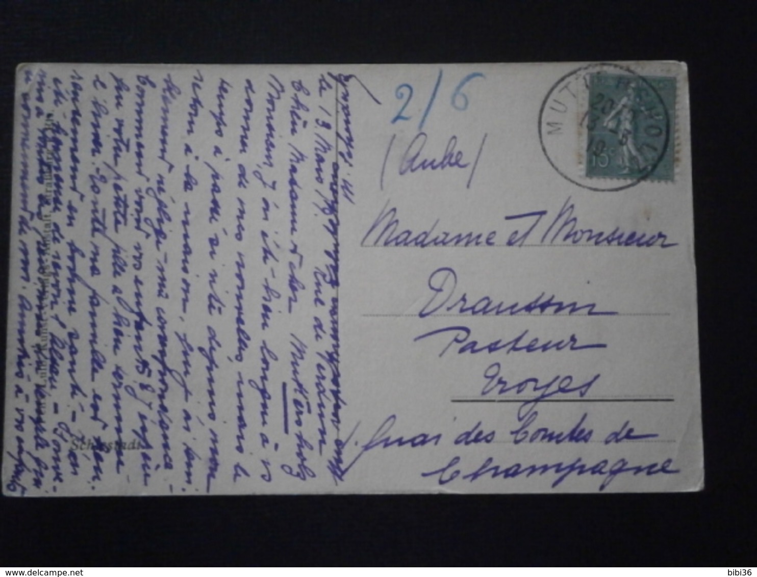 FRANCE TIMBRE 130 SEMEUSE LETTRE ENVELOPPE PLI COURRIER CARTE CP CACHET ROND PROVISOIRE MUTTERSHOLTZ BAS RHIN ALSACE - Autres & Non Classés