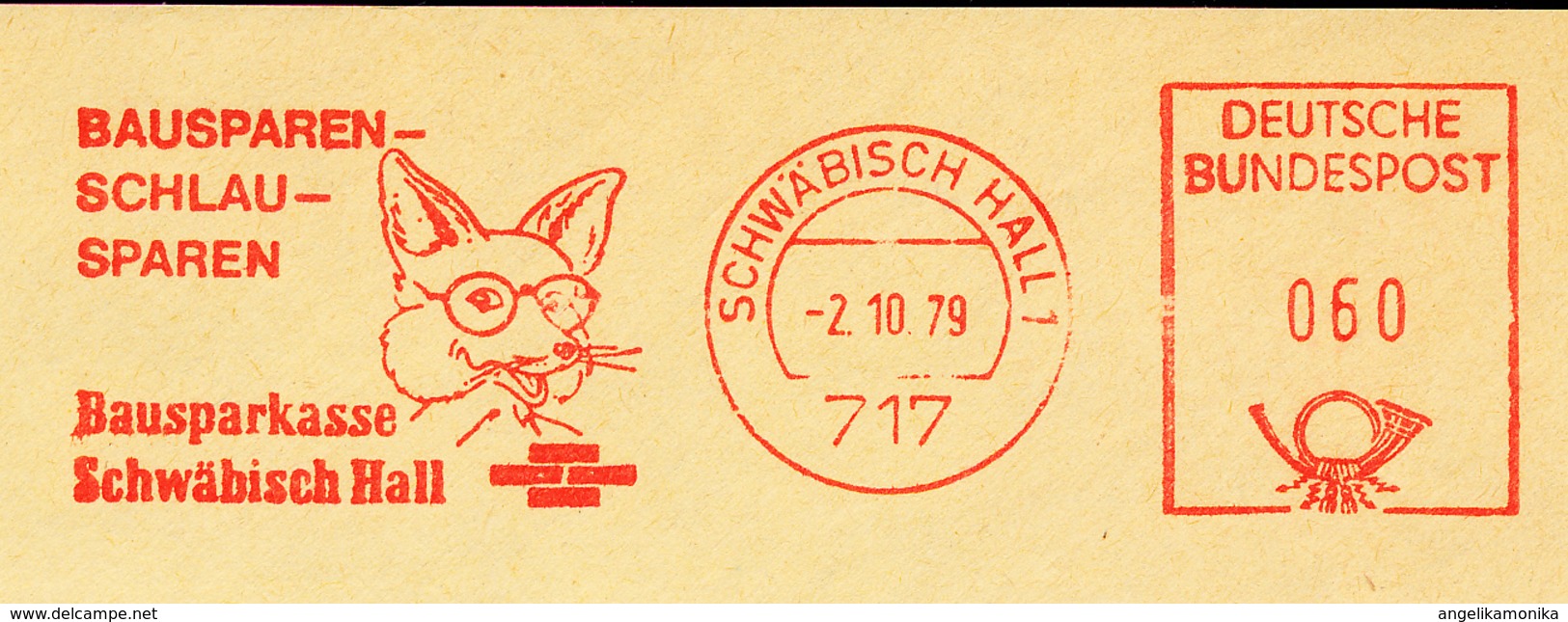 Freistempel 2088 Fuchs Bausparkasse - Macchine Per Obliterare (EMA)