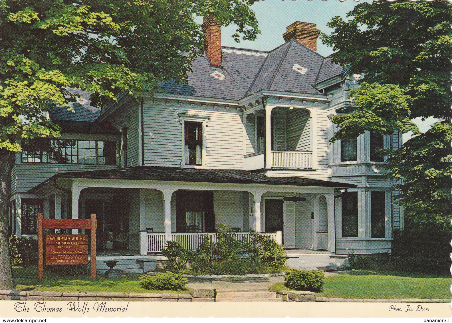 CPM USA En 1978 - ASHEVILLE - The Thomas Wolfe Memorial (photo De 1971) Caroline Du Nord - Asheville