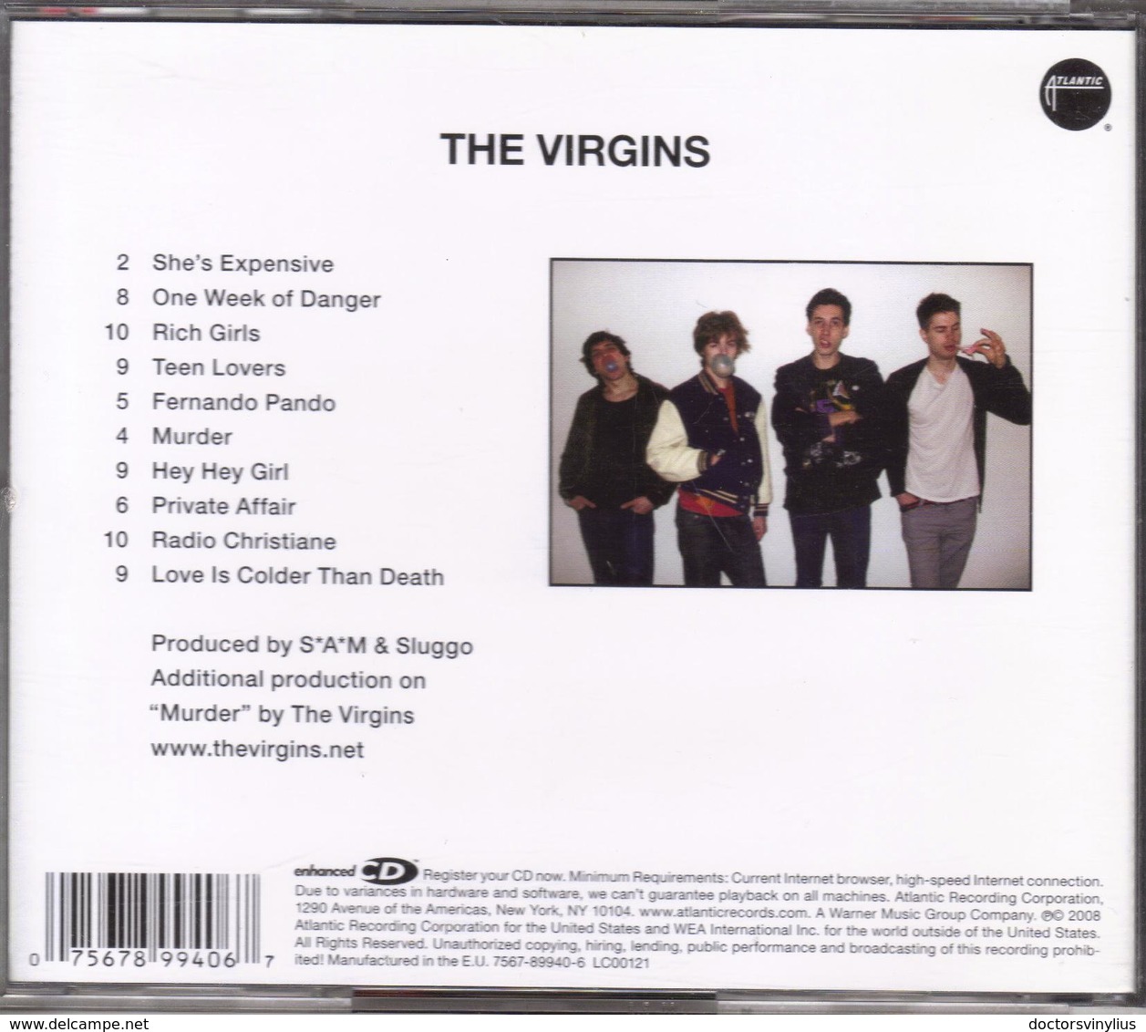 THE VIRGINS "THE VIRGINS" - Autres - Musique Anglaise