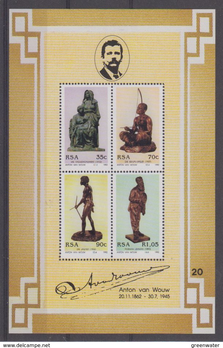 South Africa 1992 Anton Van Wouw  M/s ** Mnh (43597) - Blokken & Velletjes