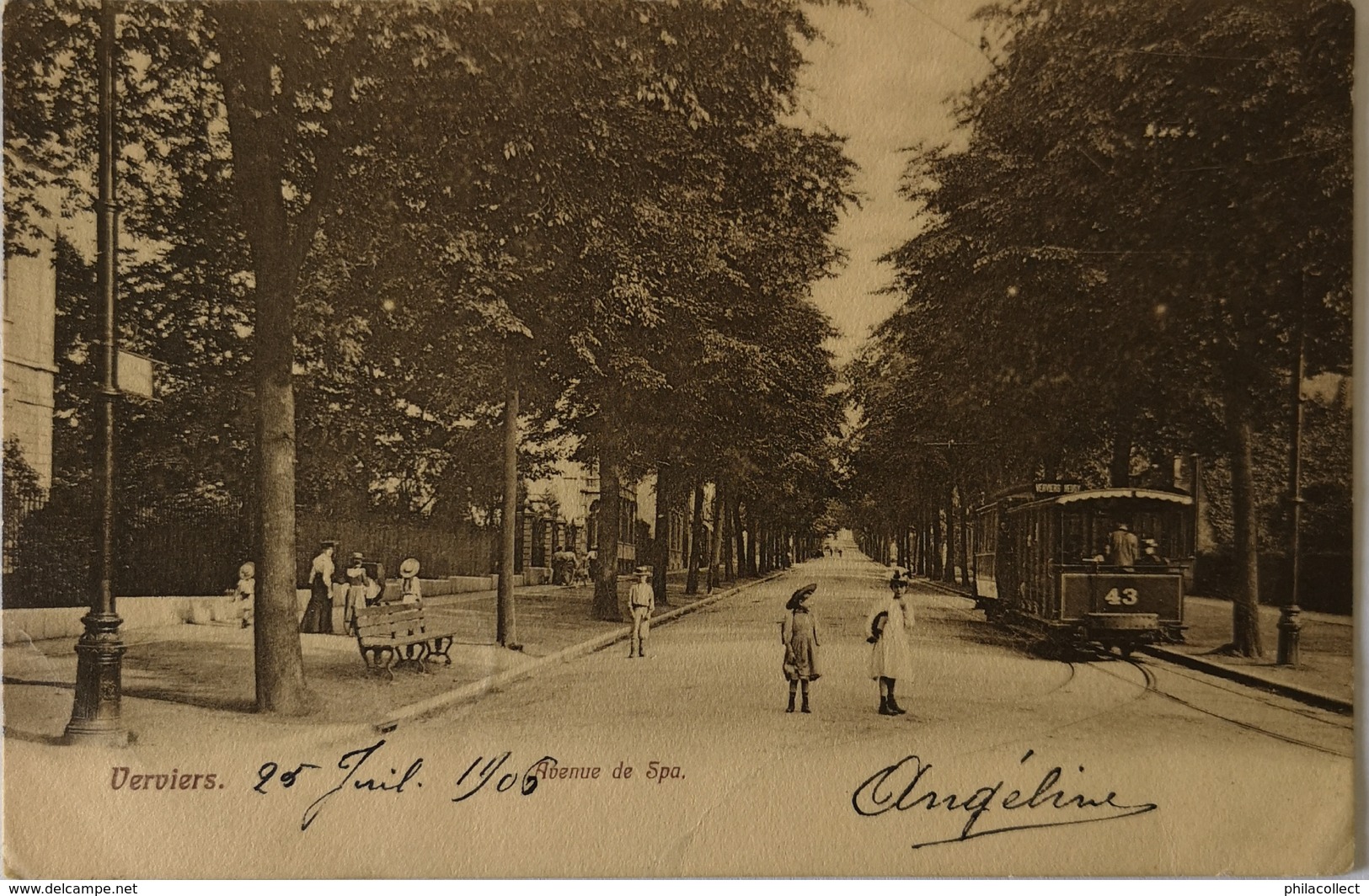 Verviers // Avenue De Spa Avec Belle Tram 190? - Verviers