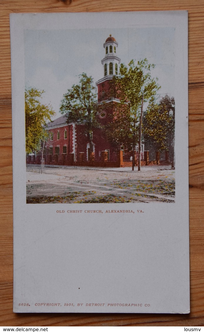 Alexandria - Va. - Old Christ Church - Format Mignonnette 8 X 14 Cm Env. - 1902 - (n°15367) - Alexandria