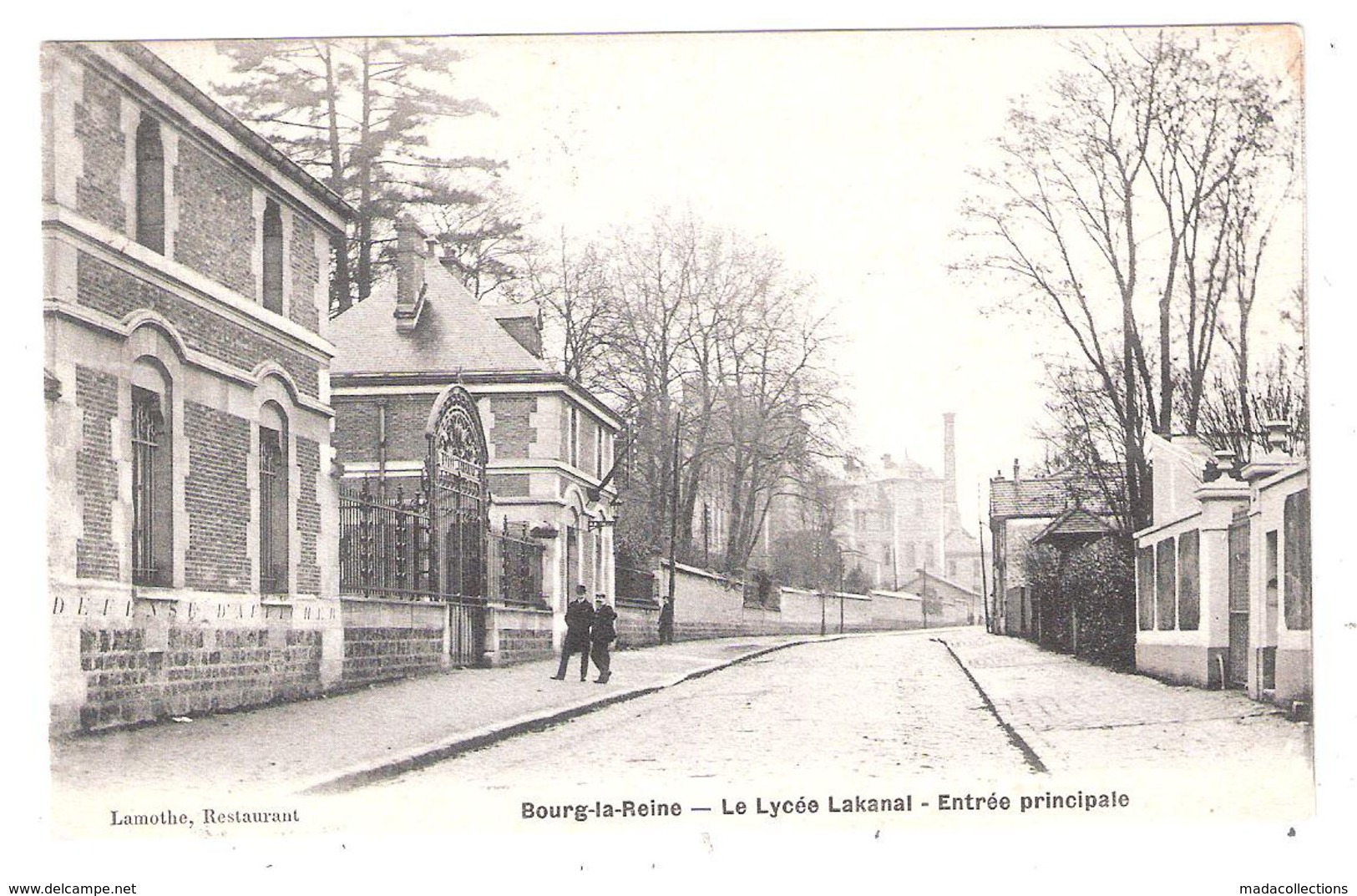 Bourg La Reine (92 - Hauts De Seine ) Le Lycée Lakanal - Entrée Principale - Bourg La Reine