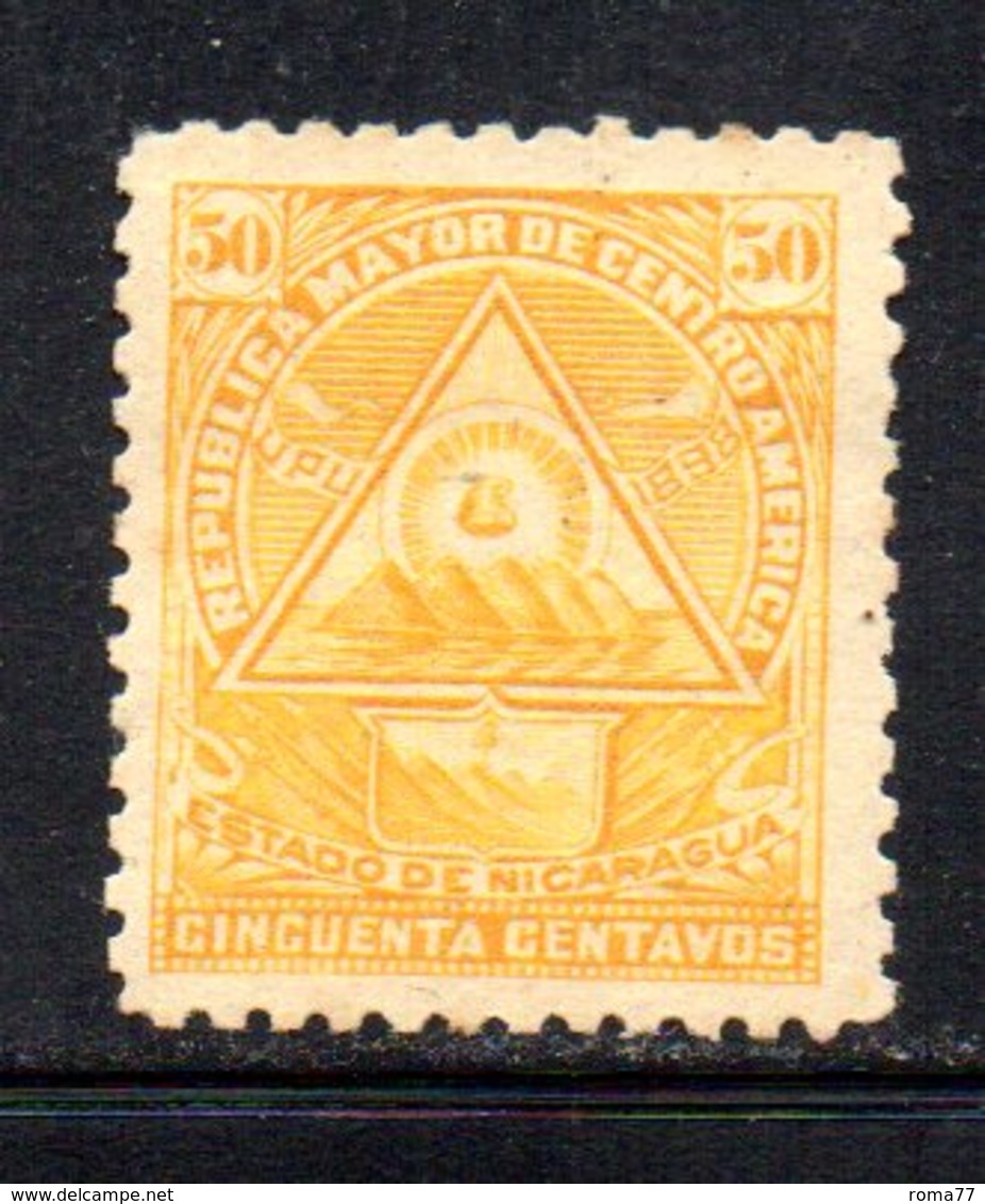 APR1932 - NICARAGUA 1898 , Yvert N. 106  *  Linguella Forte (2380A) - Nicaragua