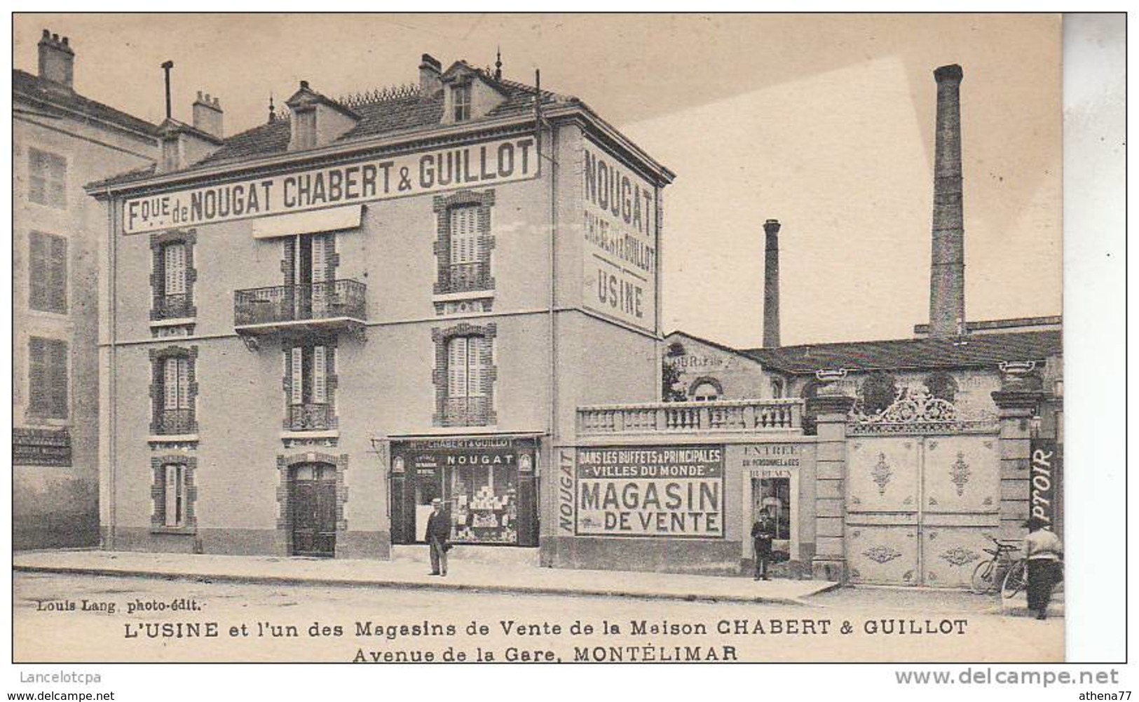 26 - MONTELIMAR / L'USINE ET MAGASIN DE VENTE MAISON CHABERT ET GUILLOT - AVENUE DE LA GARE - Montelimar