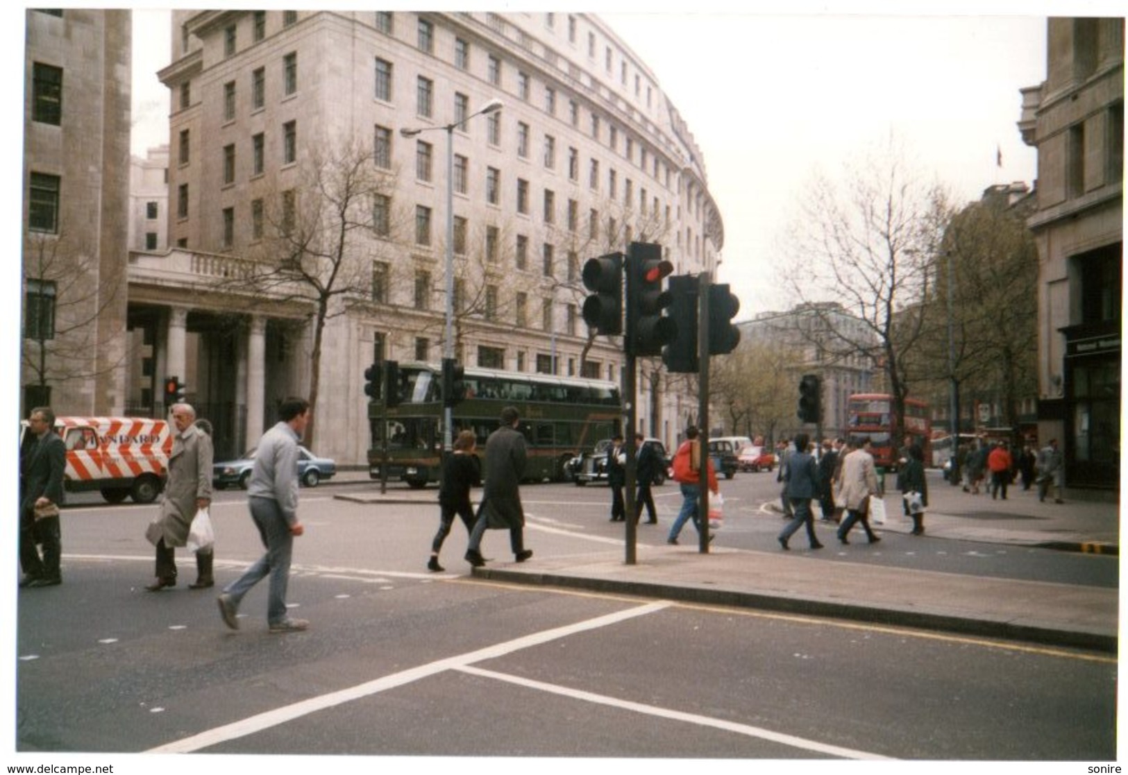 35mm ORIGINAL PHOTO BUS DOUBLE DECKER - F048 - Other & Unclassified