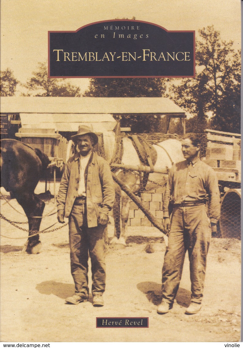 SU-19-355: MEMOIRE EN IMAGES. EDITIONS ALAN SUTTON. LIVRE DE CARTES POSTALES. TREMBLAY EN FRANCE. HERVE REVEL. - Tremblay En France