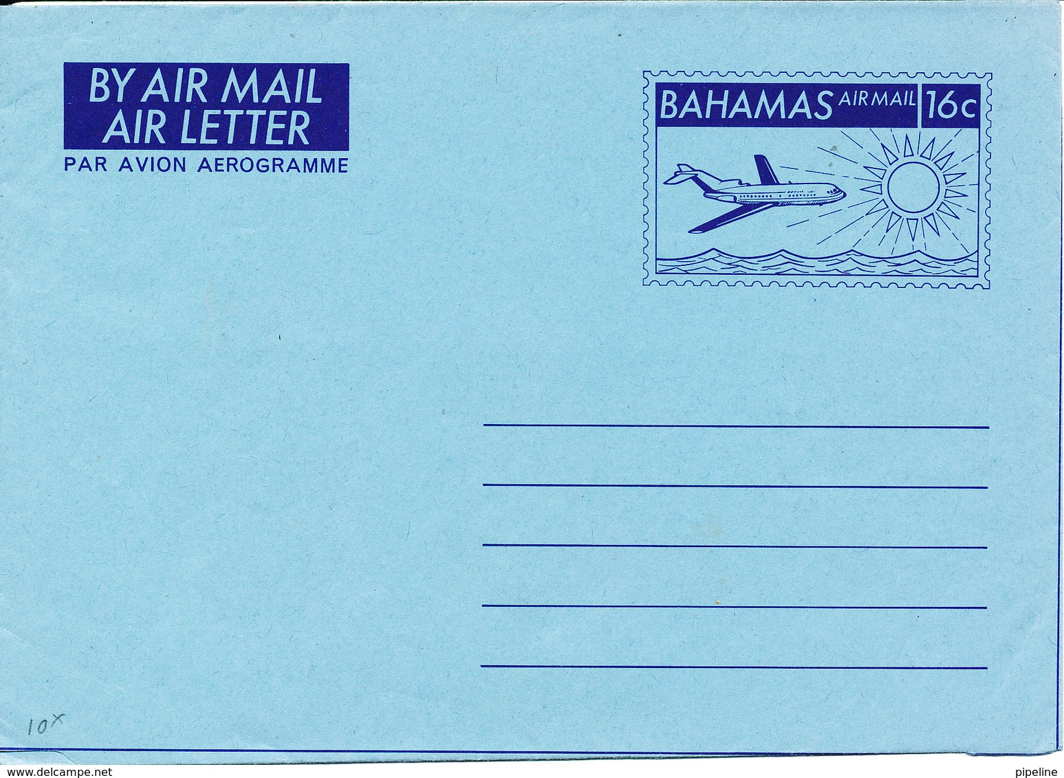 Bahamas Aerogramme In Mint Condition 16 C. - Bahamas (1973-...)