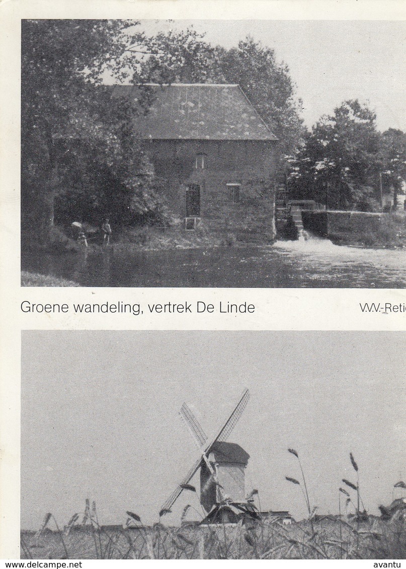 RETIE / GROENE WANDELING / WATERMOLEN EN WINDMOLEN - Retie