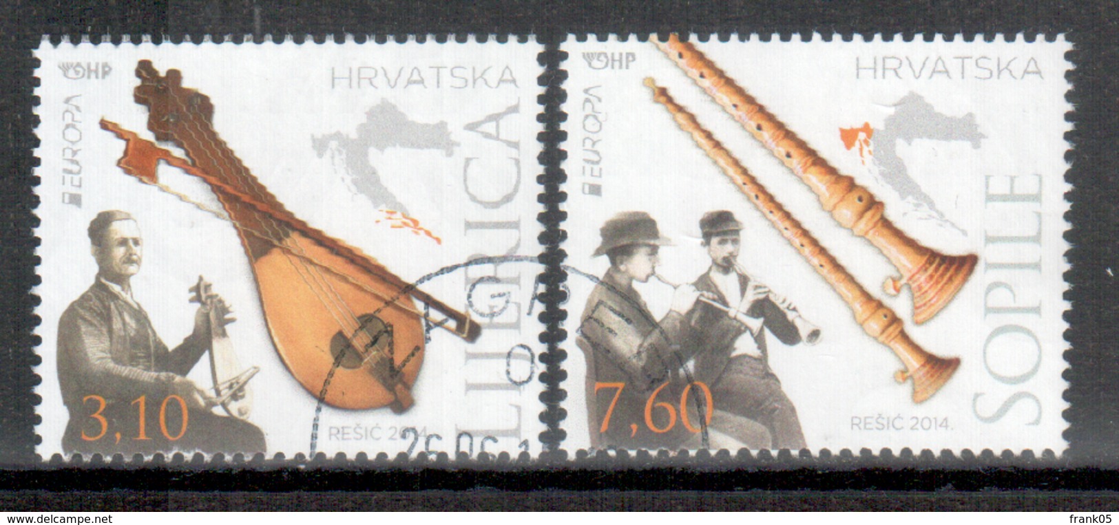 Kroatien / Croatia / Croatie 2014 Satz/set EUROPA Gestempelt/used - 2014