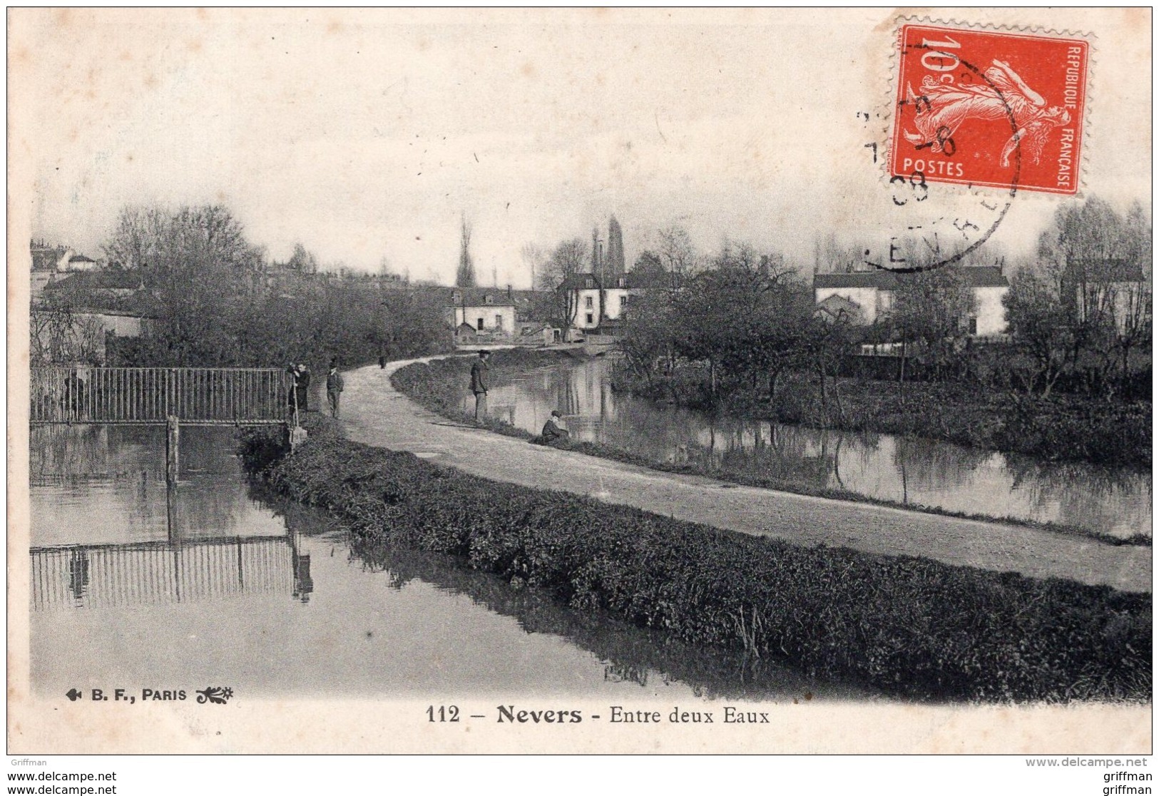 NEVERS ENTRE DEUX EAUX 1908 TBE - Nevers