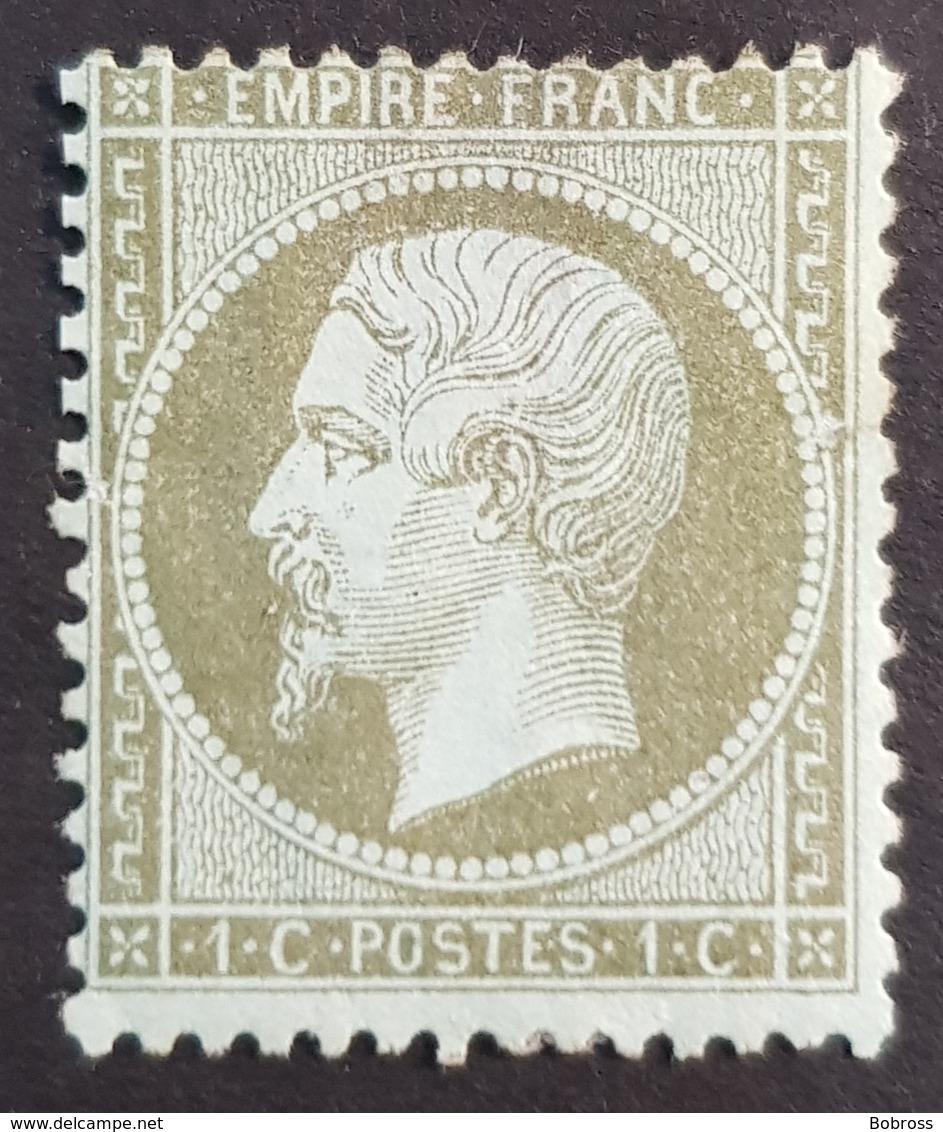 1862-1871, Emperor Napoléon Lll, 1c, Empire Française, France - 1862 Napoleon III