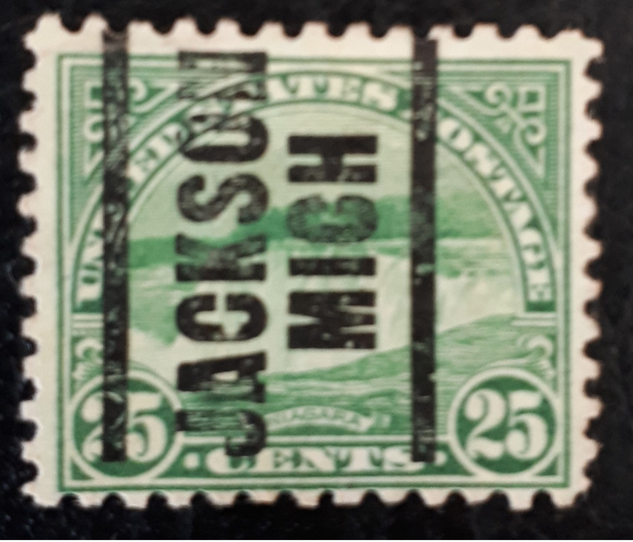 USA Scott # 699 Precancels Jackson, Michigan, 1931 - Prematasellado