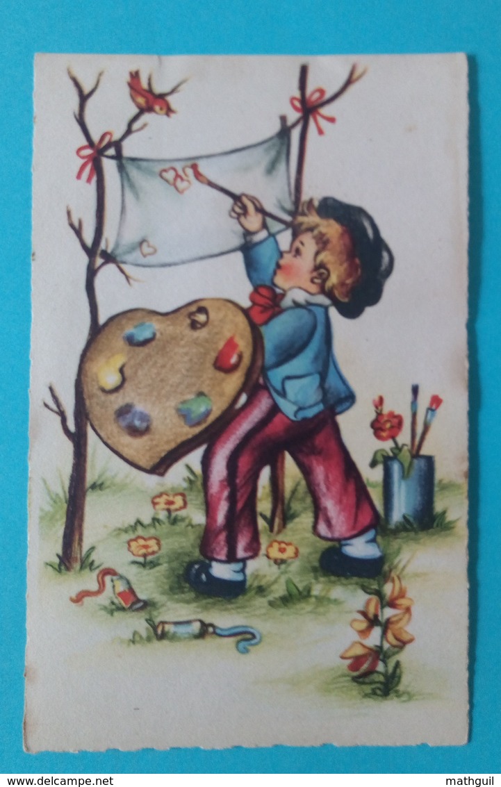 Carte Enfants Peintre Editeur MD N°2875 - Ritratti