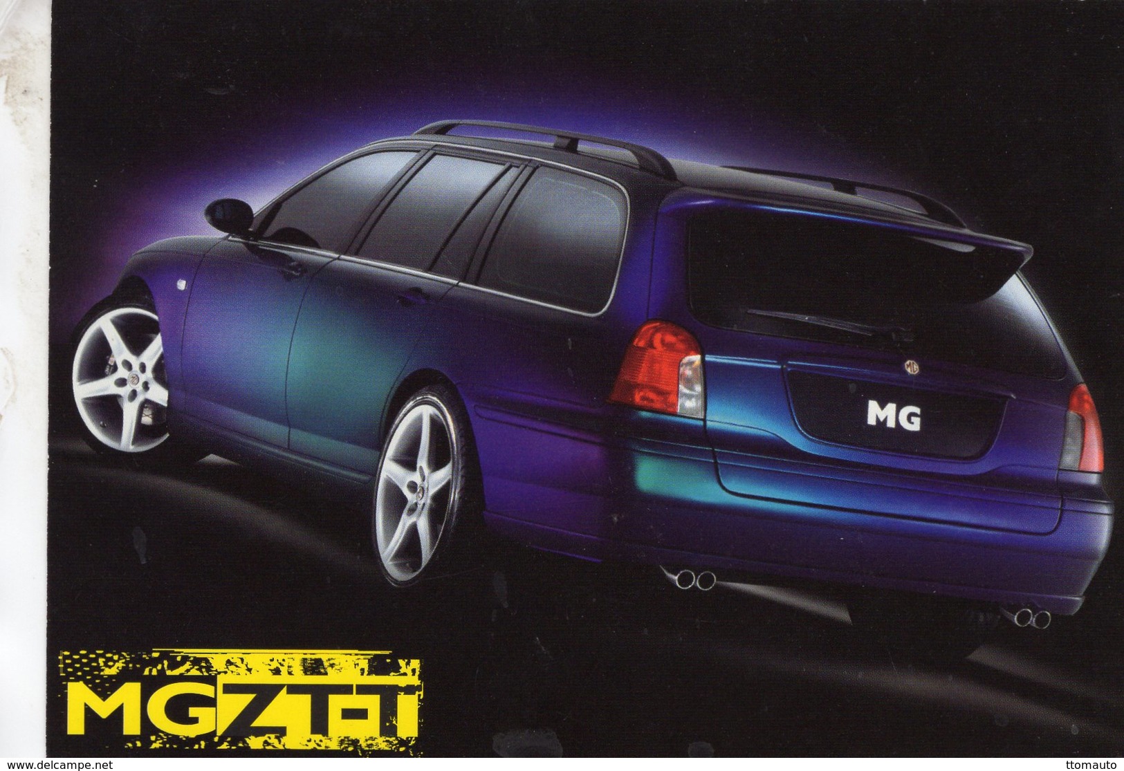 MG ZT-T 2500   -  M.G. Advertising  -    Carte Postale - PKW