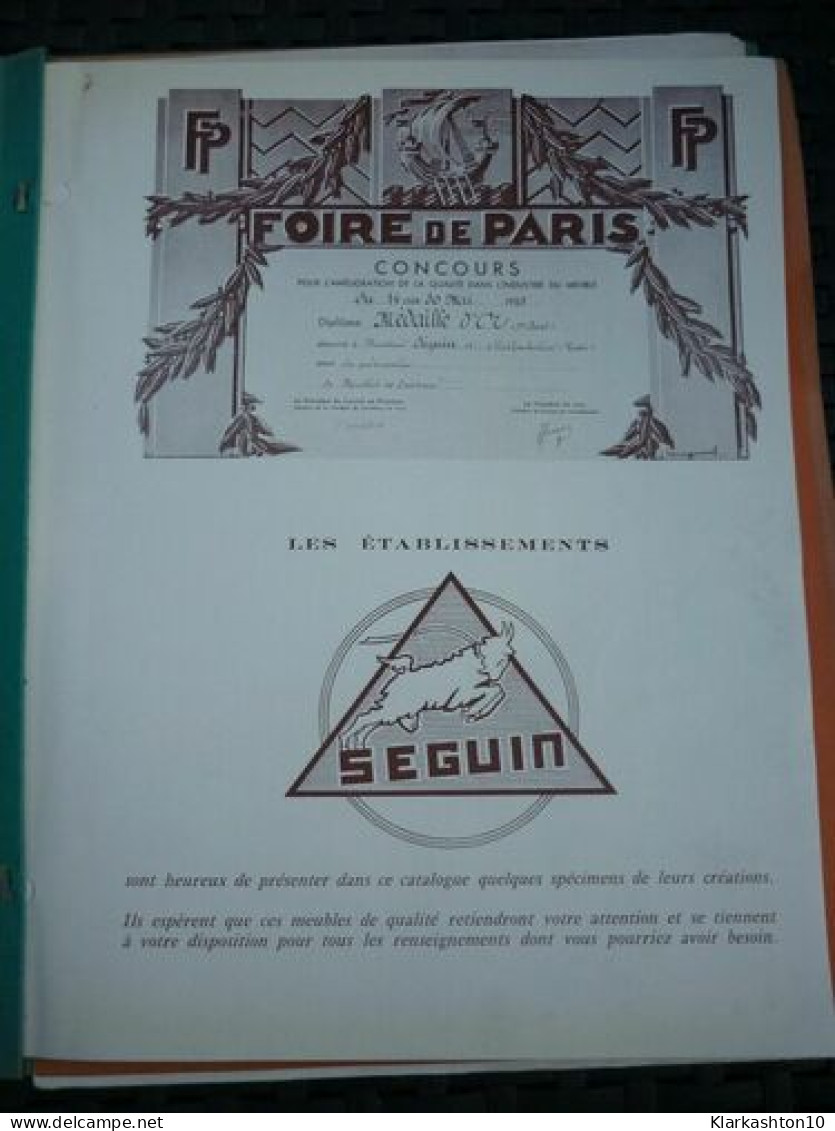 Lot De 11 Documents Catalogues-dépliants-pub Mobilier Electro-ménager 50's - Other & Unclassified