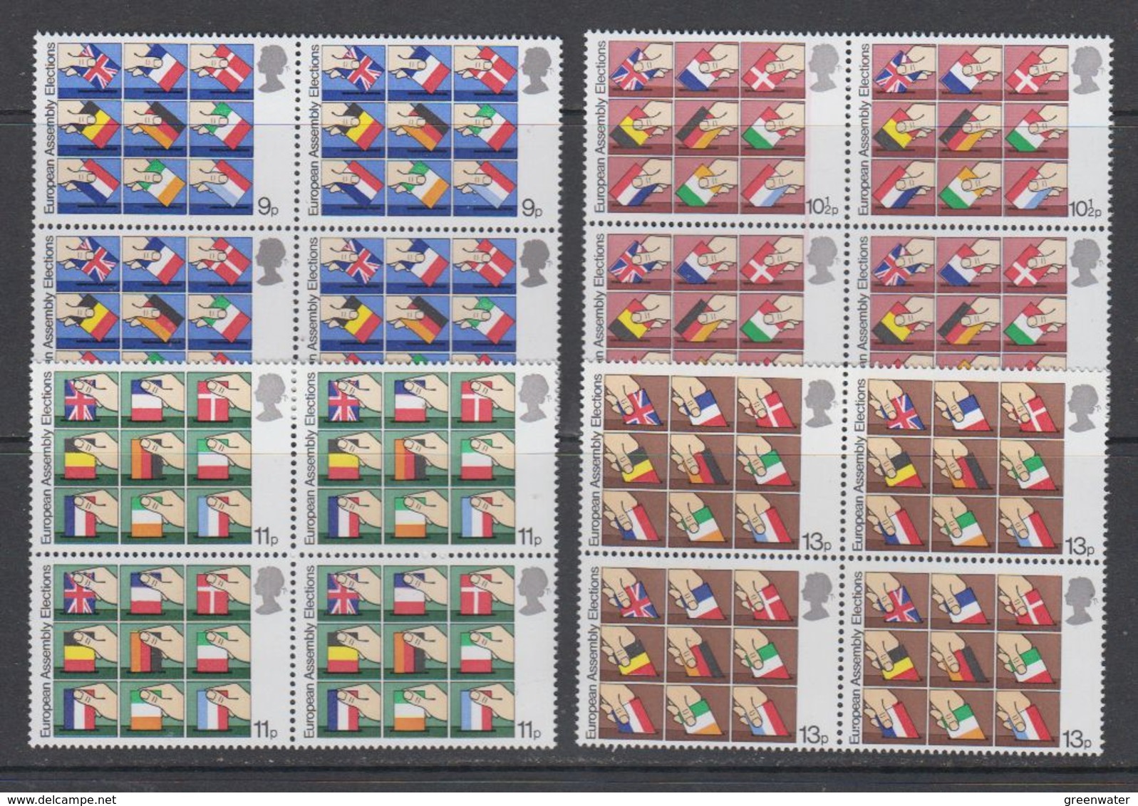 Great Britain 1979 European Elections 4v Bl Of 4 ** Mnh (43606) - Europese Gedachte