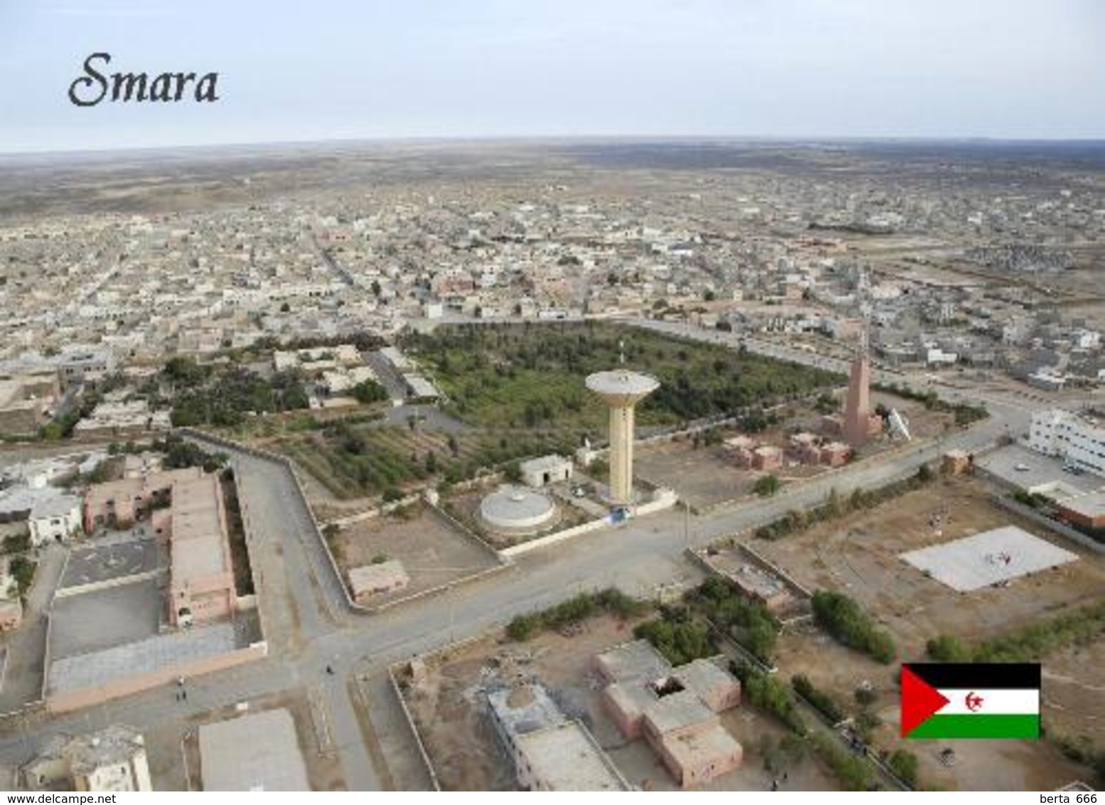 Western Sahara Smara Overview New Postcard Westsahara AK - Westsahara