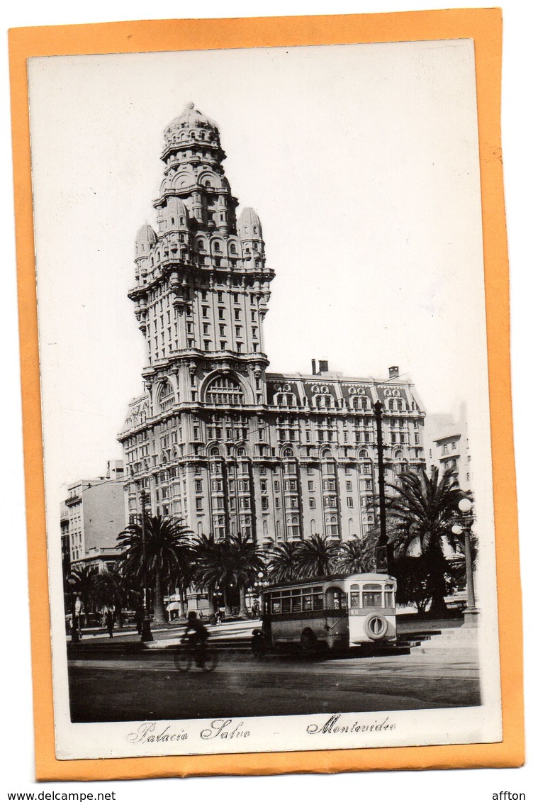 Montevideo Uruguay Old Real Photo Postcard - Uruguay